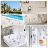 8Pcs PEVA Bathtub Anti-slip Stickers with Scraper DIY-SP0006-68-7