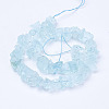 Synthetic Aquamarine Bead Strands G-P254-A01-2