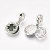 Alloy European Dangle Charms X-MPDL-S067-028P-2