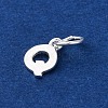 925 Sterling Silver Letter Charms LS-STER-C012-01S-Q-2