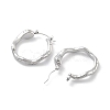 Non-Tarnish 304 Stainless Steel Hoop Earrings EJEW-K281-03P-2