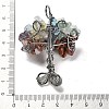 Natural Mixed Gemstone Chip Big Pendants G-F763-06P-4