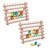 60 Spools Solid Wood Sewing Embroidery Thread Stand Holder Rack ODIS-WH0001-01-1