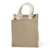 Jute Tote Bags Soft Cotton Handles Laminated Interior ABAG-F003-05-2