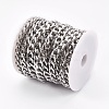 Tarnish Resistant 304 Stainless Steel Cuban Link Chains CHS-E013-17C-2