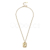 201 Stainless Steel Pendant Necklaces NJEW-D055-03G-3