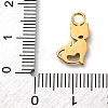 304 Stainless Steel Rhinestone Pendants STAS-I331-09G-3