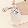 Flat Round Alloy Keychain KEYC-YW00090-01-7
