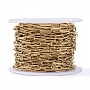 PVD Vacuum Plating 304 Stainless Steel Paperclip Chains CHS-L022-02P-G-3
