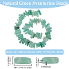 1 Strand Natural Green Aventurine Beads Strands G-BBC0001-22-2
