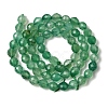 Dyed & Heated Natural Green Onyx Agate Beads Strands G-K376-F23-01-3