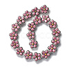 Handmade Porcelain Flower Beads Strands PORC-F003-01F-3