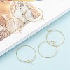 Ion Plating(IP) 316L Surgical Stainless Steel Hoop Earring Findings STAS-D164-01G-4