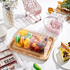 Transparent Plastic PET Box Gift Packaging CON-WH0052-9x9cm-6