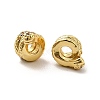 Rack Plating Brass Micro Pave Cubic Zirconia Beads KK-C010-20-2