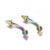 304 Stainless Steel Eyebrow Rings WG689B5-23-1