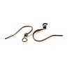 Brass French Earring Hooks KK-Q365-AB-NF-2