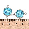 K9 Glass Rhinestone Links connectors STAS-F123-25L-3