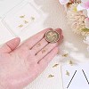 16Pcs Brass Spring Ring Clasps KK-PH0012-87-3