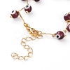 Handmade Evil Eye Lampwork  Beaded Bracelets BJEW-JB05855-02-3