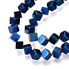 Electroplated Synthetic Non-magnetic Hematite Beads Strands G-T139-62D-3