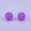 Round Silicone Focal Beads SI-JX0046A-04-2
