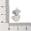 Brass Micro Pave Clear Cubic Zirconia Pendants KK-M274-03P-3