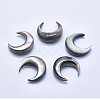 Natural Black Lip Shell Cabochons SSHEL-P015-80B-20mm-1