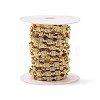 Brass Oval & Rectangle Link Chains CHC-K013-13G-3
