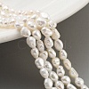 Natural Keshi Pearl Cultured Freshwater Pearl Beads Strands PEAR-P062-25E-1