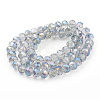 Electroplate Glass Beads EGLA-S001-1-2