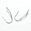 Tarnish Resistant 316 Surgical Stainless Steel Earring Hooks X-STAS-G081-64P-1