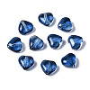 Transparent Spray Painted Glass Beads X-GGLA-S054-012A-03-1