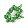 Beaded Rectangle with Flower Charms PALLOY-MZ01144-02-4