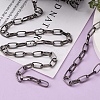 Iron Paperclip Chains X-CH-R025-13x6mm-B-3