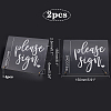 2Pcs Custom Word Acrylic Display Holder AJEW-FH0001-77-6