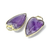 Natural Amethyst Pendants G-O204-02G-2