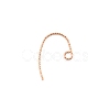 Brass Earring Hooks FIND-WH0040-58A-1