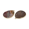 Natural Indian Agate Pendants G-E526-01Z-2