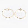 Brass Links Connectors KK-T029-109G-1