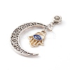 Tibetan Style Alloy European Dangle Charms PALLOY-JF00711-9