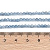 Natural Devil Blue Aquamarine Beads Strands GG-CBAF158-D01-02-4