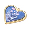 304 Stainless Steel Enamel Pendants STAS-K295-52G-01-2