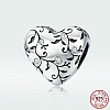 925 Sterling Silver Euorpean Beads STER-FF0012-02AS-2