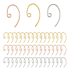 90Pcs 3 Colors Brass Earring Hooks KK-FH0006-81-1