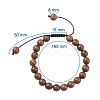 Adjustable Nylon Cord Braided Beaded Bracelets BJEW-JB04708-4