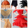 Polyester Latin Fringe Lace OCOR-WH0066-12A-04-7