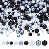 215Pcs 80G ABS Plastic Imitation Pearl Beads KY-HY0001-19A-1