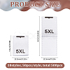 500Pcs 10 Styles Polyester Clothing Size Labels FIND-BC0014-07B-2