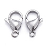 Tarnish Resistant 304 Stainless Steel Lobster Claw Clasps X-STAS-F182-01P-A-3